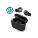 JLab Go Air Pop True Wireless Bluetooth Earbuds + Charging Case | Dual Connect | IPX4 Sweat Resistance | Bluetooth 5.1 Connection | 3 EQ Sound Settings: JLab Signature, Balanced, Bass Boost… (Black)