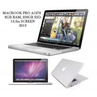 MacBook Pro A1278  Core I5 2.5ghz, 8gb Ram, 256gb SSD, 13.3in Screen 2013 (Refurbished)